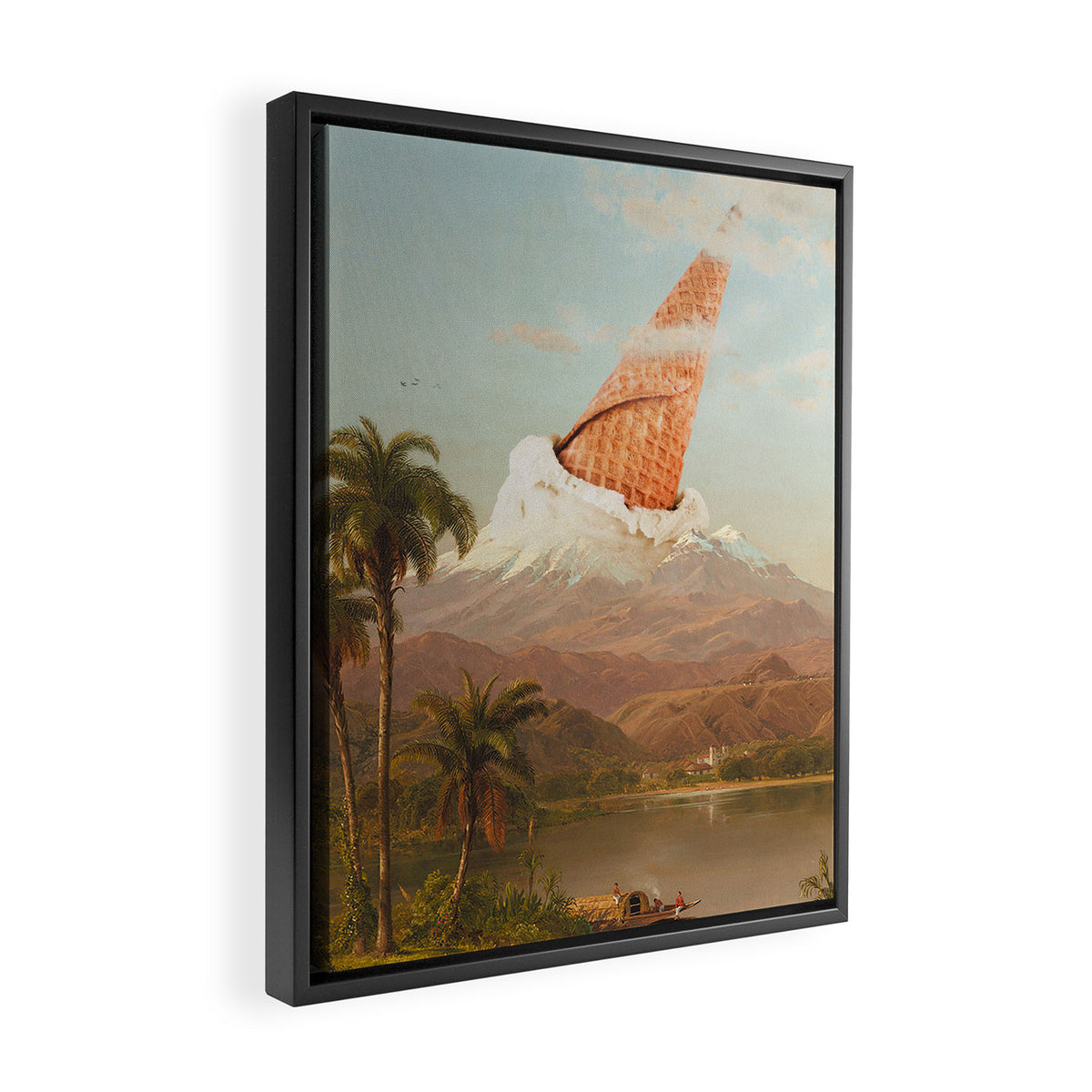 MOUNT VANILLA Framed Canvas Print Gallery Image 2