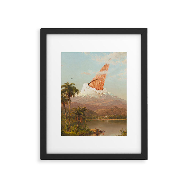 MOUNT VANILLA Framed Art Print Gallery Image 5