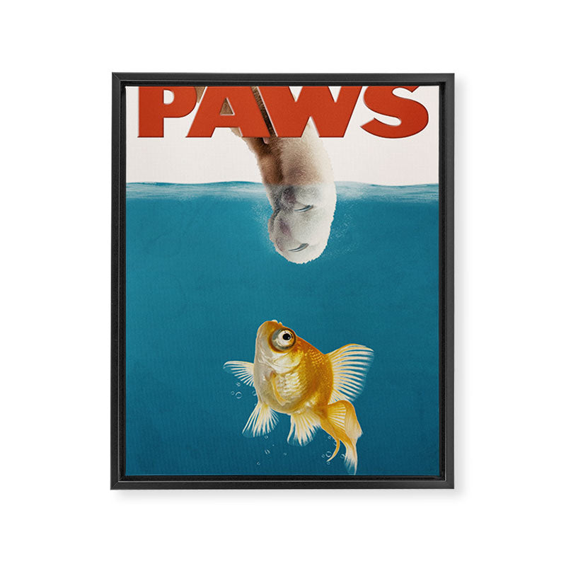PAWS Framed Canvas Print Gallery Image 6