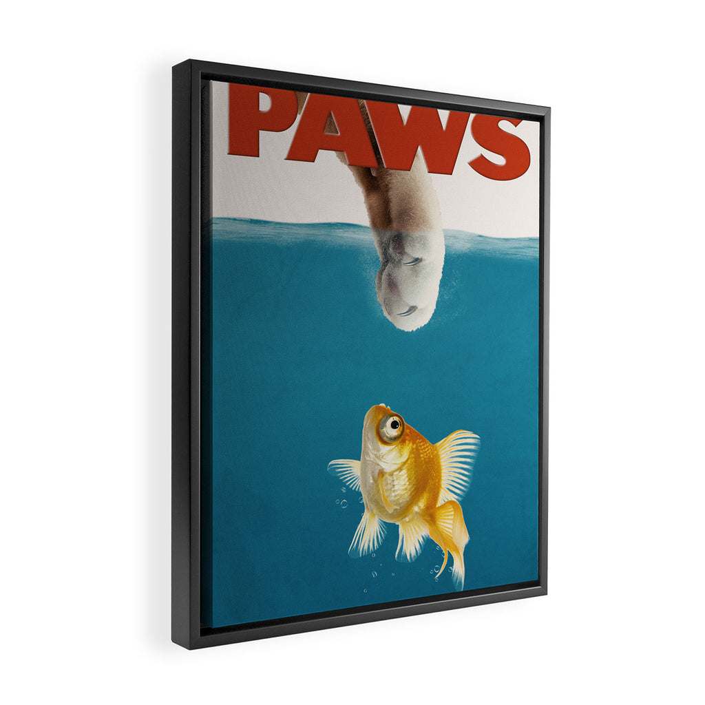 PAWS Framed Canvas Print Gallery Image 2