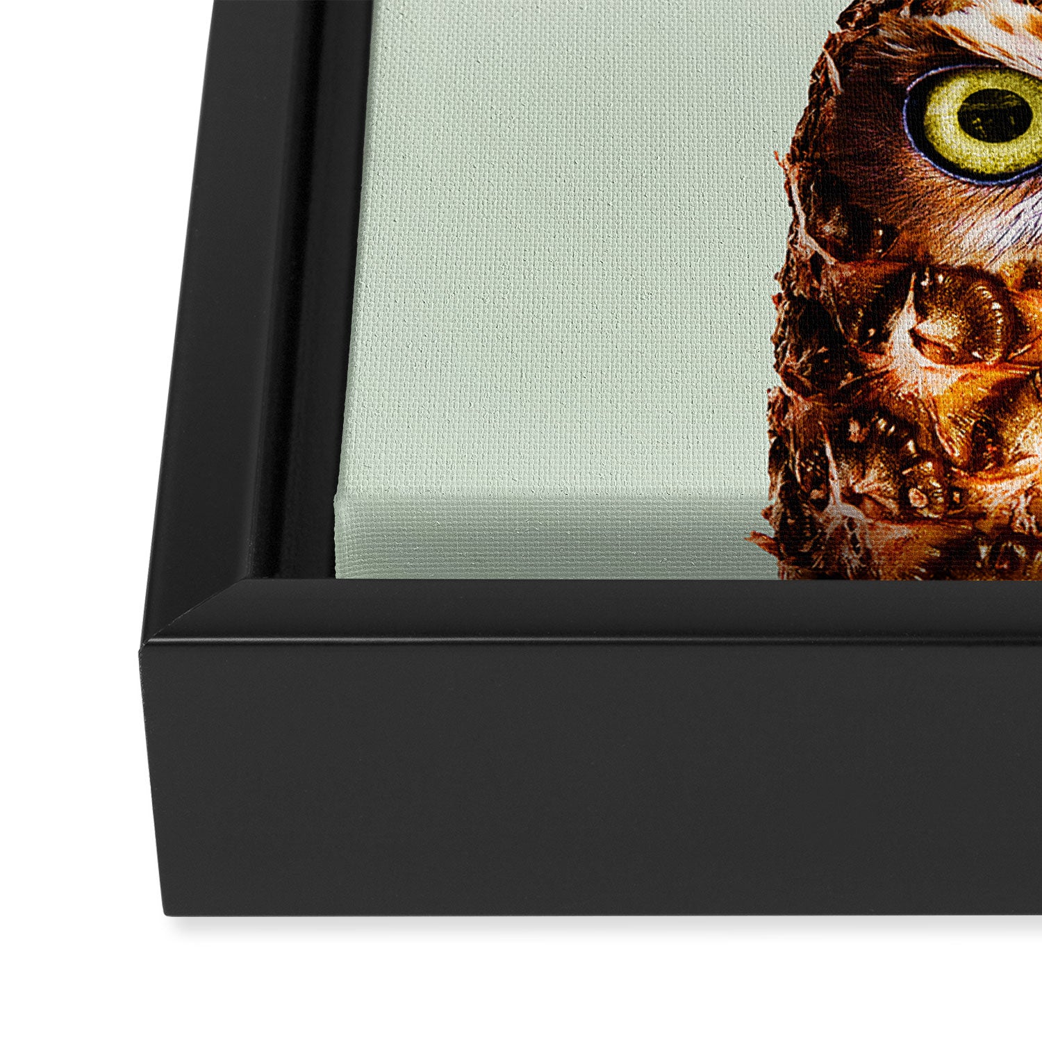 PINEAPPLE OWL Framed Canvas Print Gallery Image 3