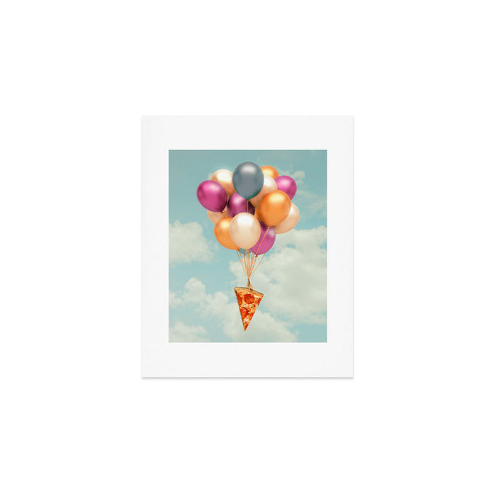 Pizza Balloons Art Print Gallery Image 1