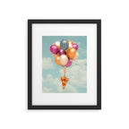 Pizza Balloons Framed Art Print Gallery Image 5