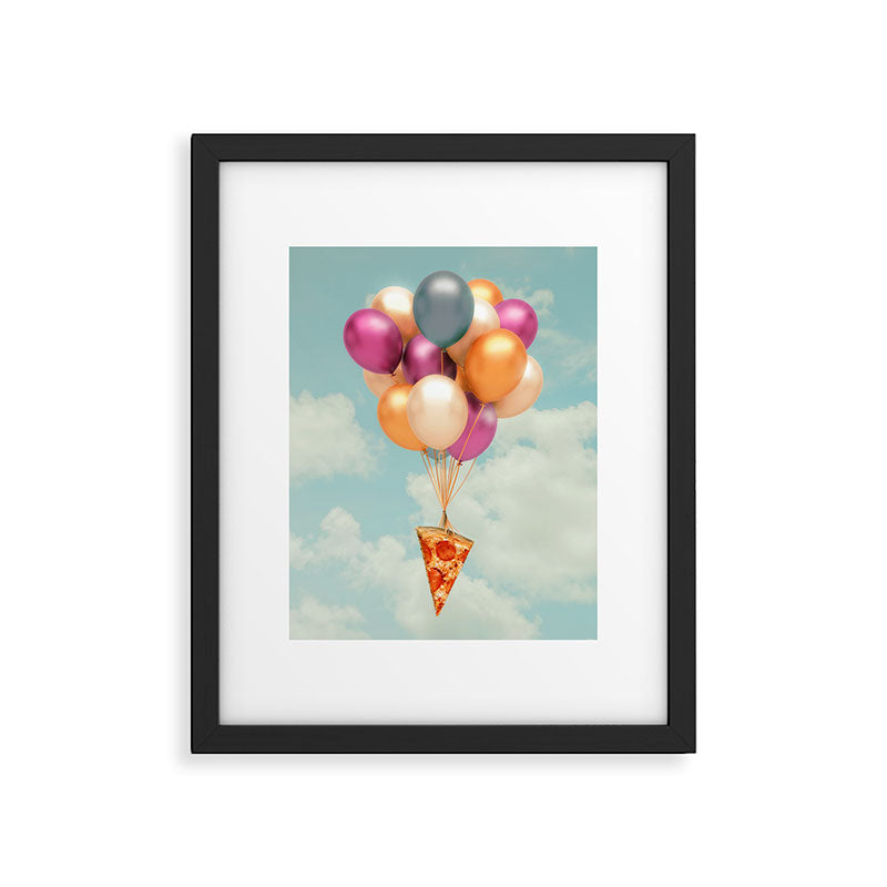 Pizza Balloons Framed Art Print Gallery Image 5
