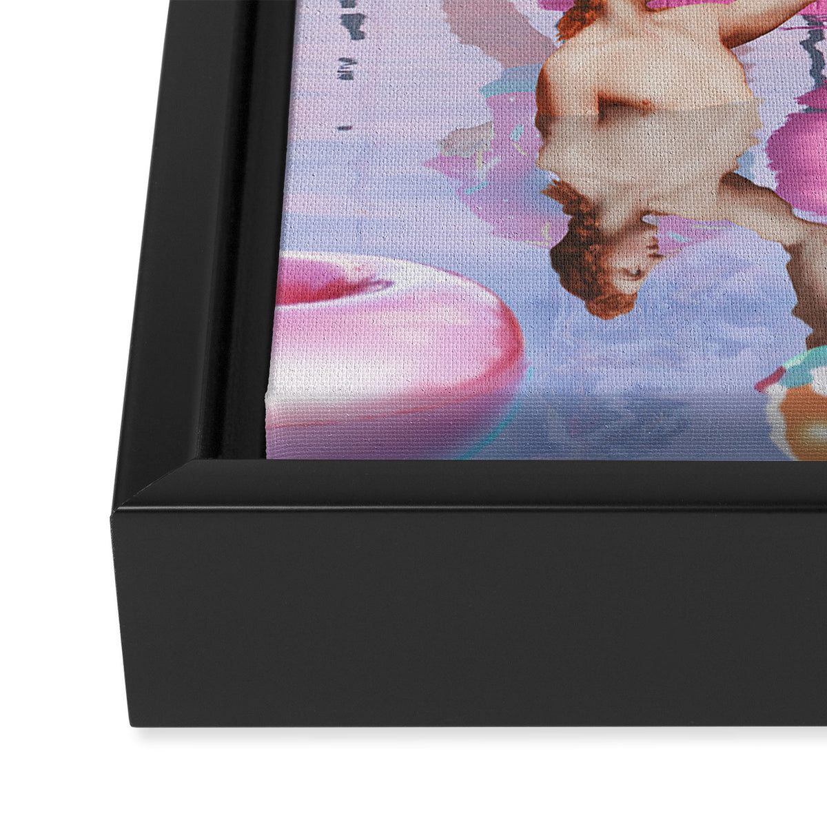 POOL PARTY Framed Canvas Print Gallery Image 3