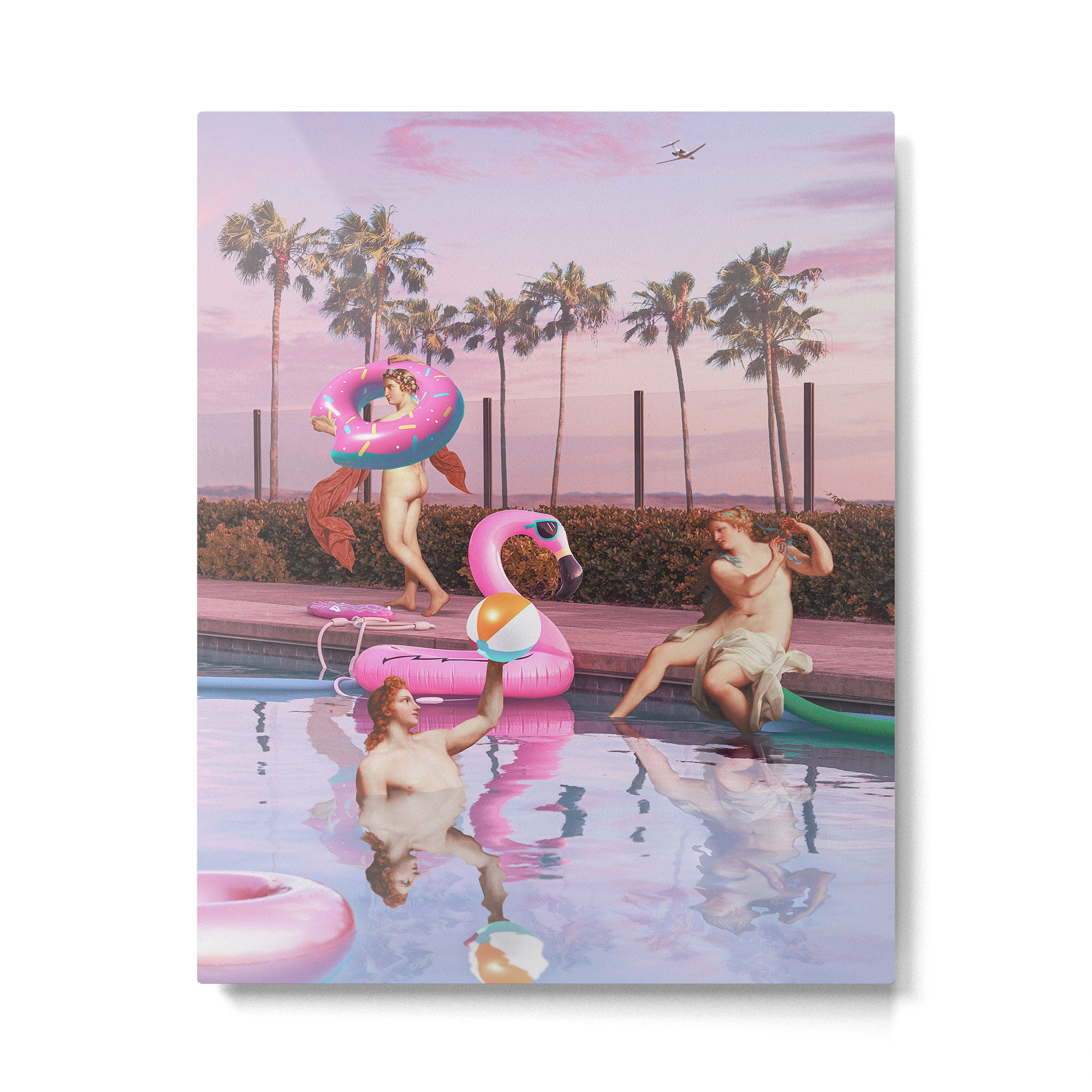 POOL PARTY Metal Print Gallery Image 4