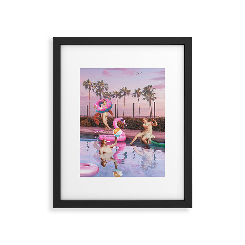 POOL PARTY Framed Art Print Gallery Image 5