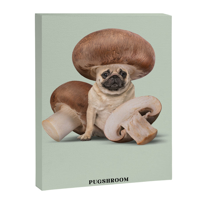 Pugshroom Canvas Print Gallery Image 1