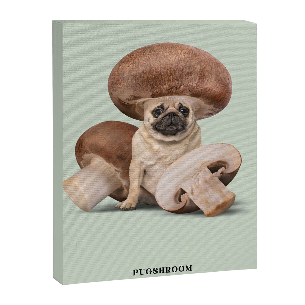 Pugshroom Canvas Print Gallery Image 6