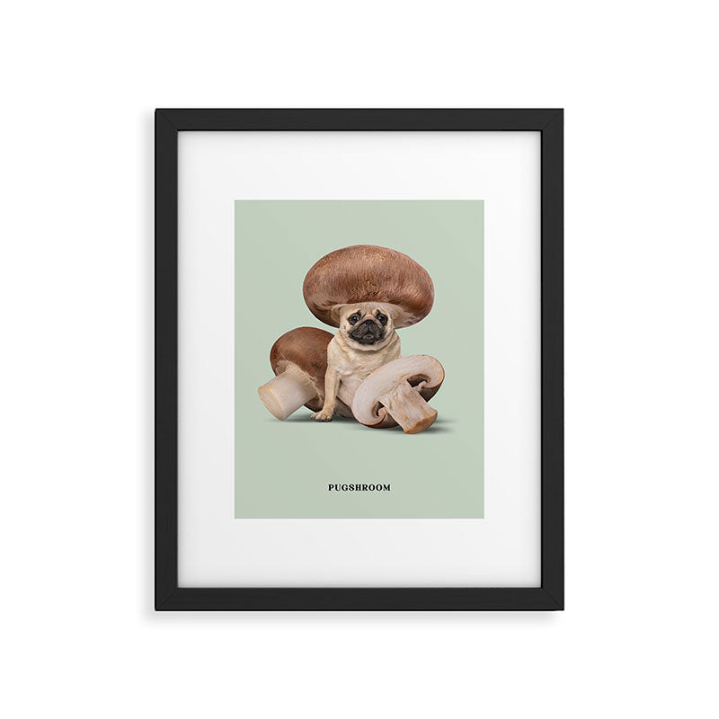 Pugshroom Framed Art Print Gallery Image 5