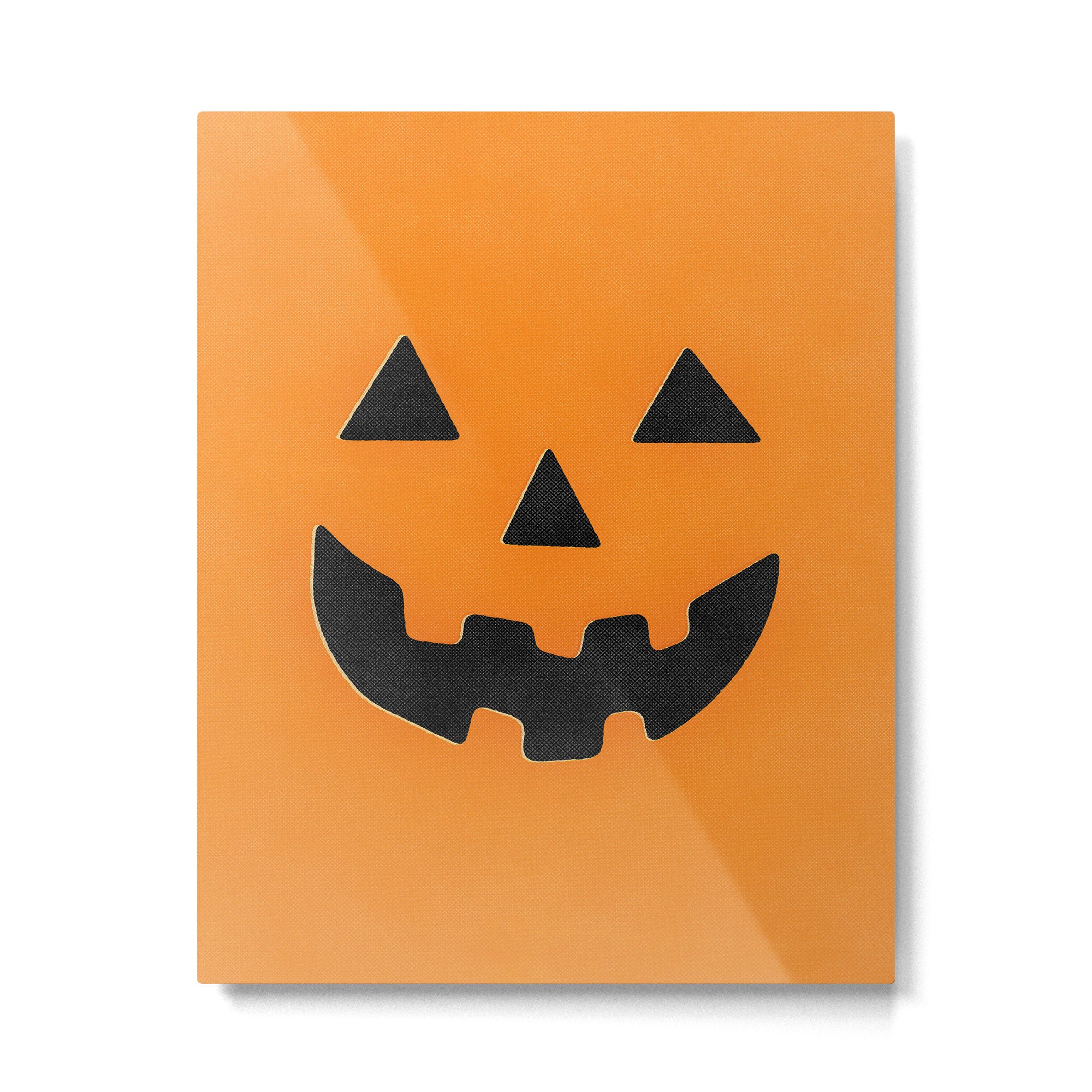 Pumpkin Face Metal Print Gallery Image 4