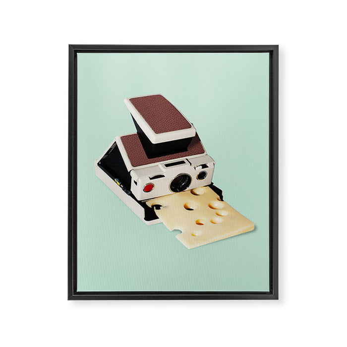 SAY CHEESE Framed Canvas Print Gallery Image 1