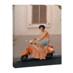 Scooter Girl Canvas Print Gallery Image 6