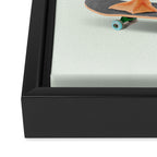 Skateboarding Duck Framed Canvas Print Gallery Image 3