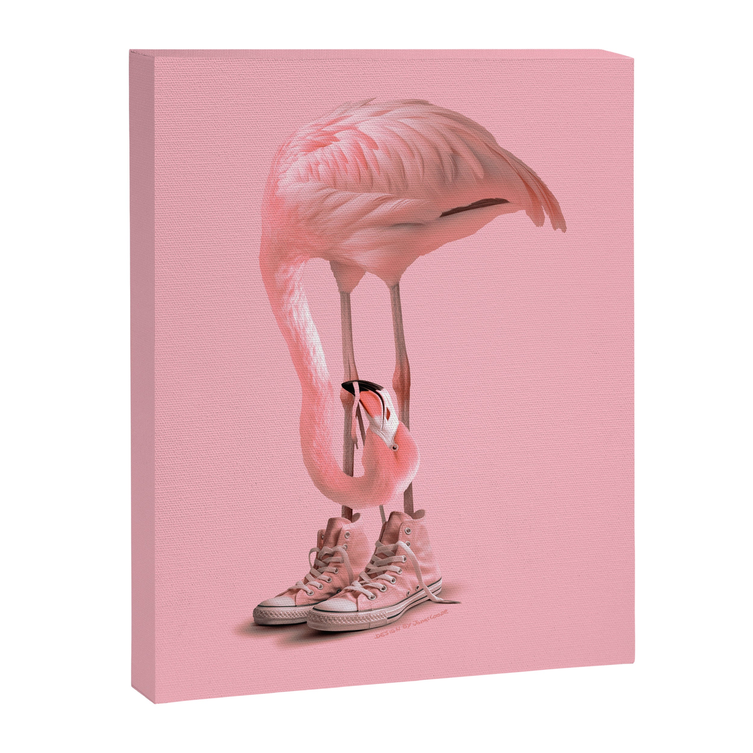 Sneaker Flamingo 2.0 Canvas Print Gallery Image 6