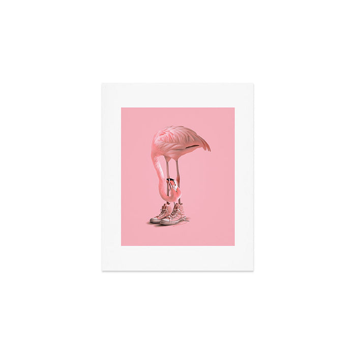 Sneaker Flamingo 2.0 Art Print Gallery Image 1
