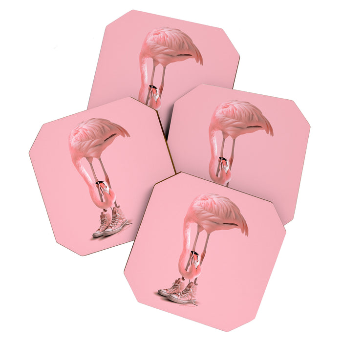 Sneaker Flamingo 2.0 Coaster Gallery Image 1