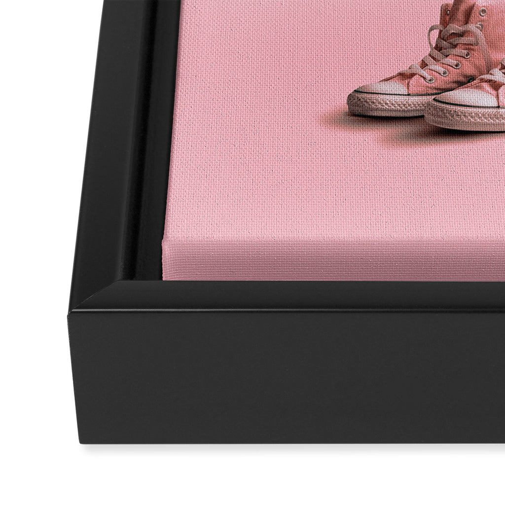 Sneaker Flamingo 2.0 Framed Canvas Print Gallery Image 3