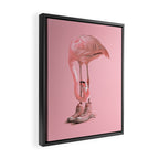 Sneaker Flamingo 2.0 Framed Canvas Print Gallery Image 2