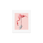 SNEAKER FLAMINGO Art Print Gallery Image 1