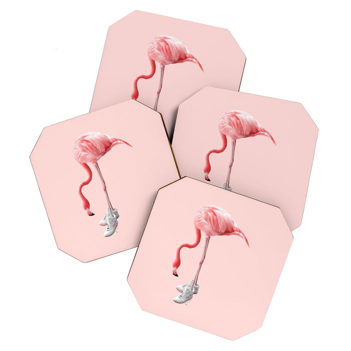 SNEAKER FLAMINGO Coaster Gallery Image 1