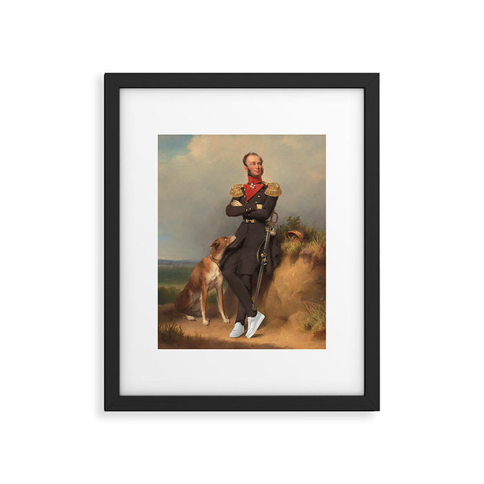 SNEAKER KING Framed Art Print Gallery Image 1