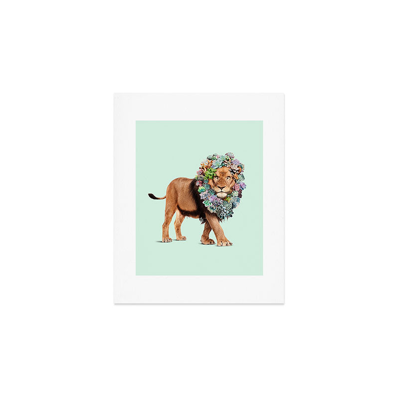 SUCCULENT LION Art Print Gallery Image 1