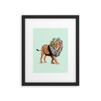 SUCCULENT LION Framed Art Print Gallery Image 5