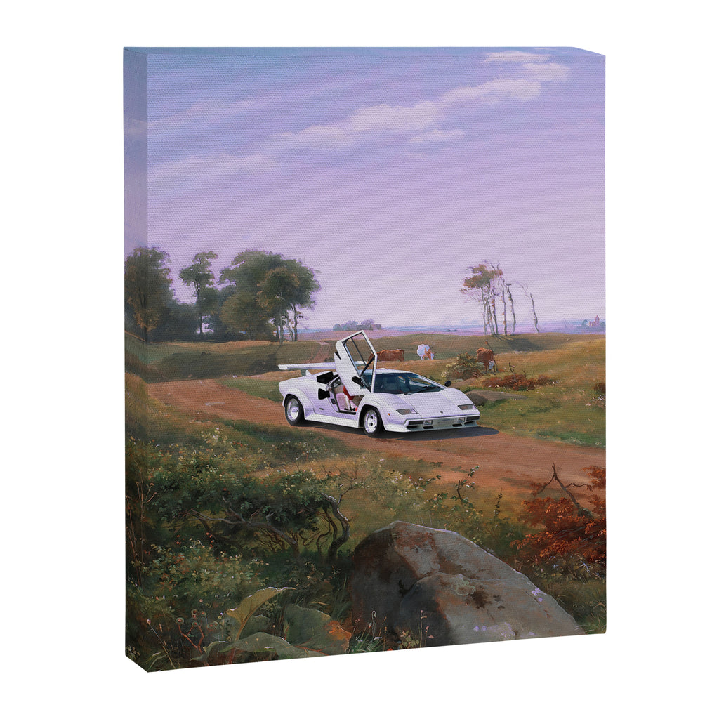 SUPERCAR LANDSCAPE Canvas Print Gallery Image 6