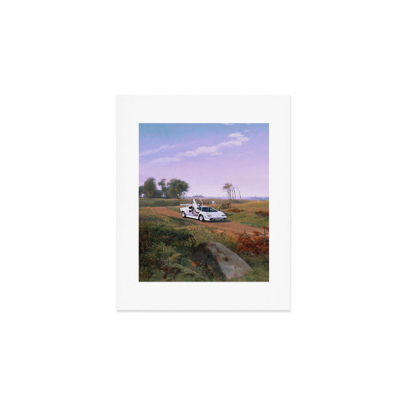 SUPERCAR LANDSCAPE Art Print Gallery Image 1