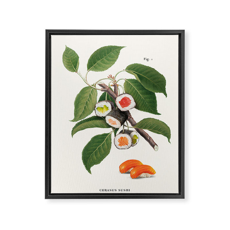Sushi Plant Framed Canvas Print Gallery Image 6