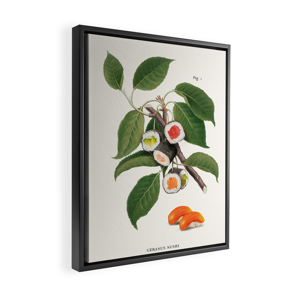 Sushi Plant Framed Canvas Print Gallery Image 2