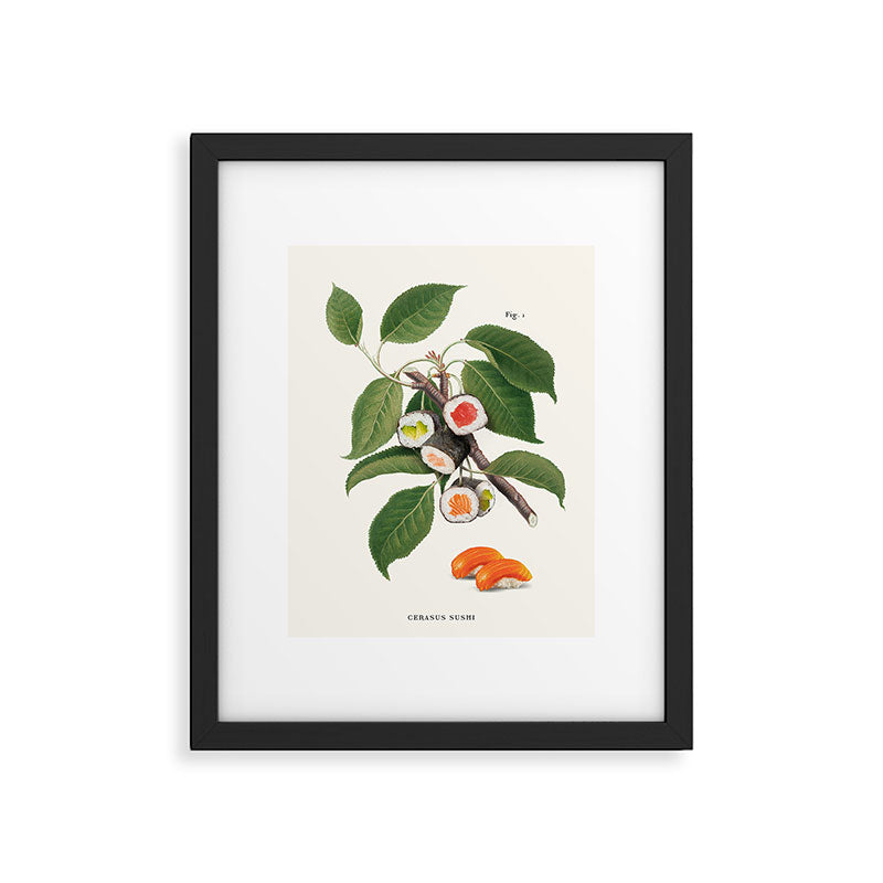 Sushi Plant Framed Art Print Gallery Image 5