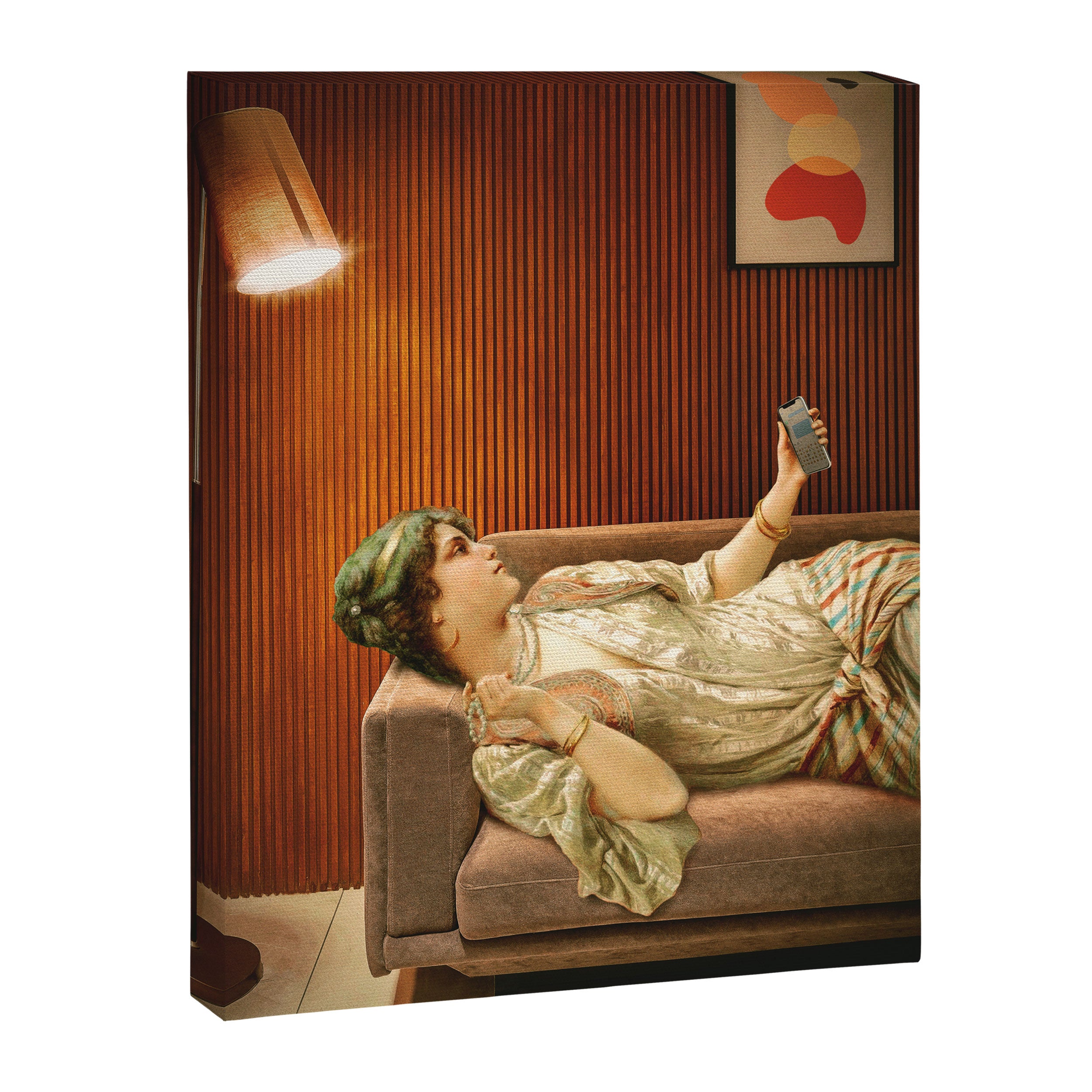 Text Me Canvas Print Gallery Image 6