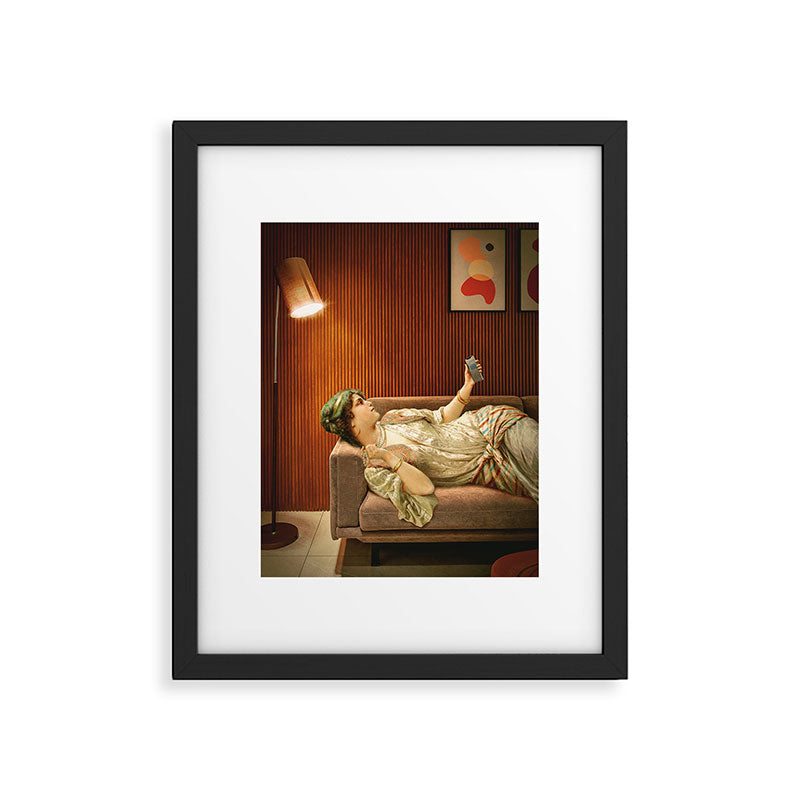 Text Me Framed Art Print Gallery Image 5