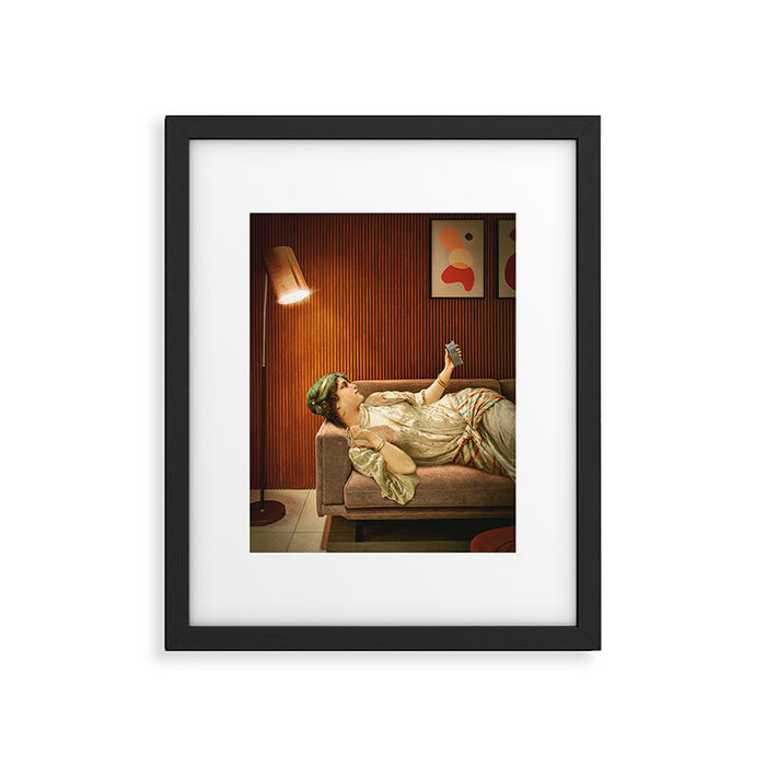 Text Me Framed Art Print Gallery Image 1