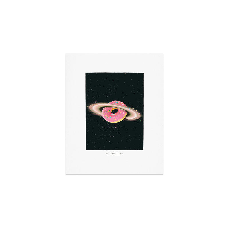 THE DONUT PLANET Art Print Gallery Image 1