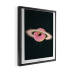 THE DONUT PLANET Framed Canvas Print Gallery Image 2