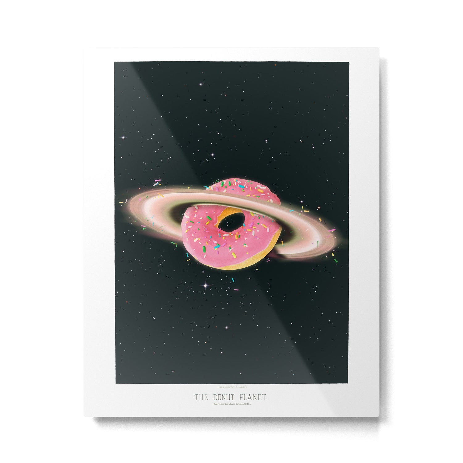 THE DONUT PLANET Metal Print Gallery Image 4