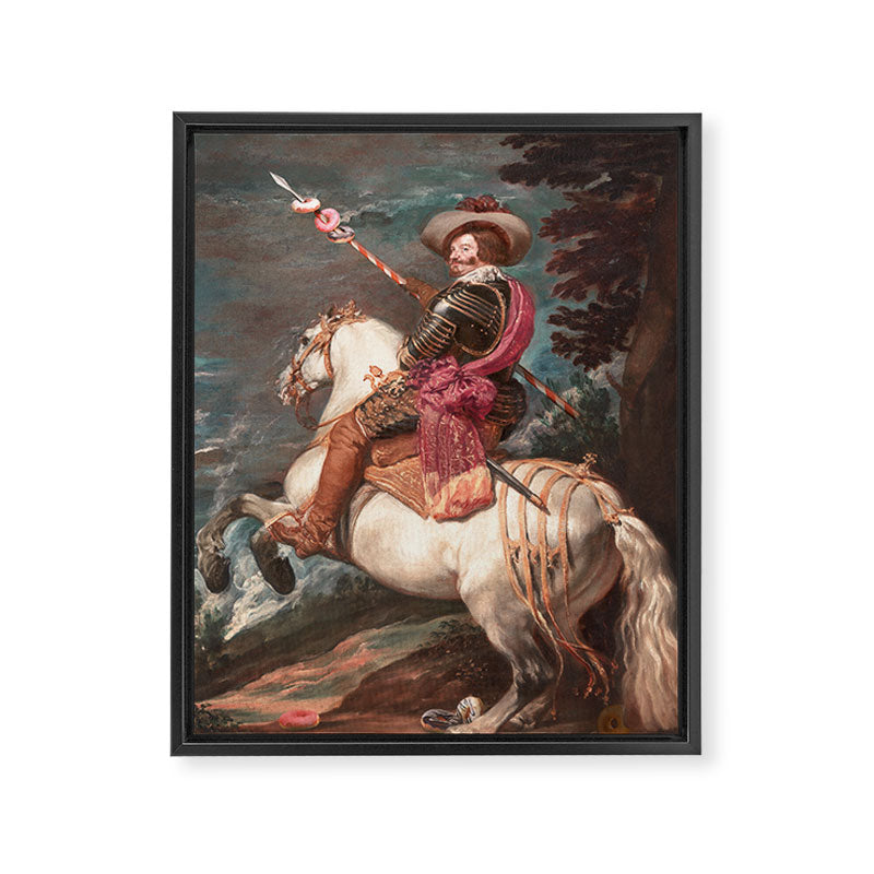The Duke Of Donuts Framed Canvas Print Gallery Image 6
