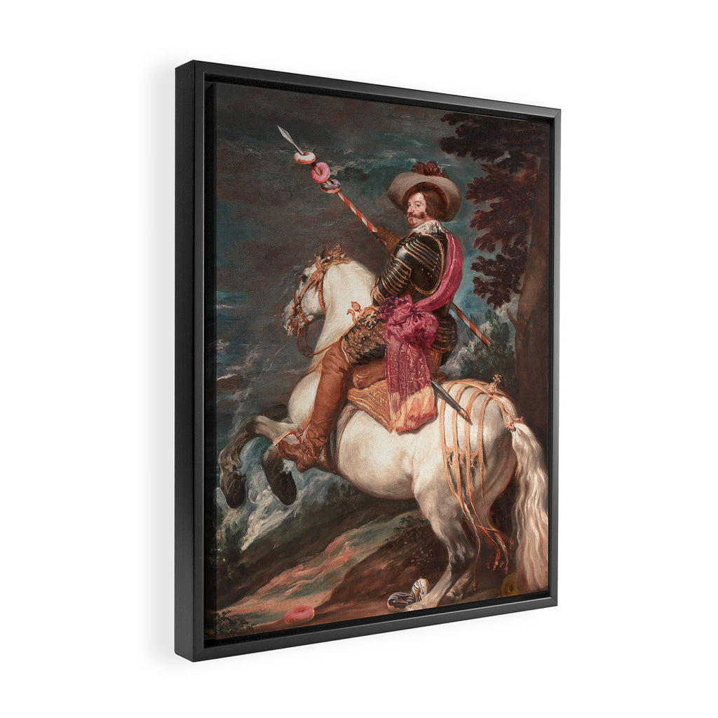 The Duke Of Donuts Framed Canvas Print Gallery Image 2