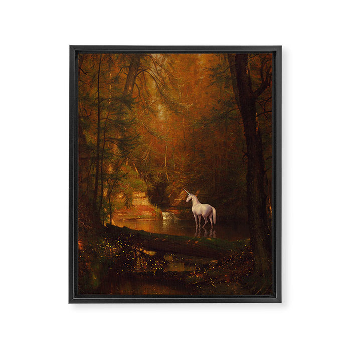 THE LAST UNICORN Framed Canvas Print Gallery Image 1