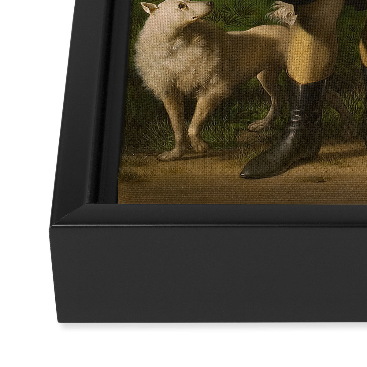THE PERFECT MATCH Framed Canvas Print Gallery Image 3