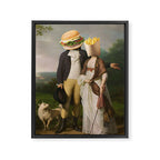 THE PERFECT MATCH Framed Canvas Print Gallery Image 6