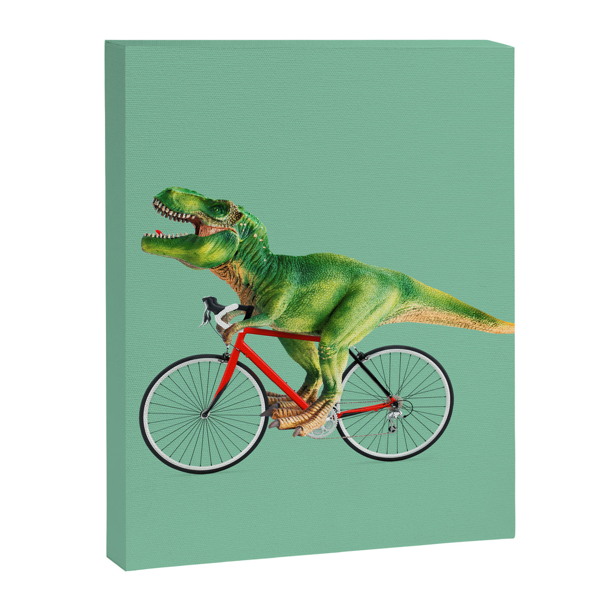 T-REX BIKE Canvas Print Gallery Image 6