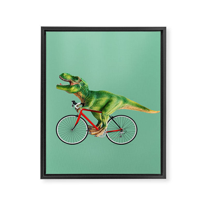 T-REX BIKE Framed Canvas Print Gallery Image 6