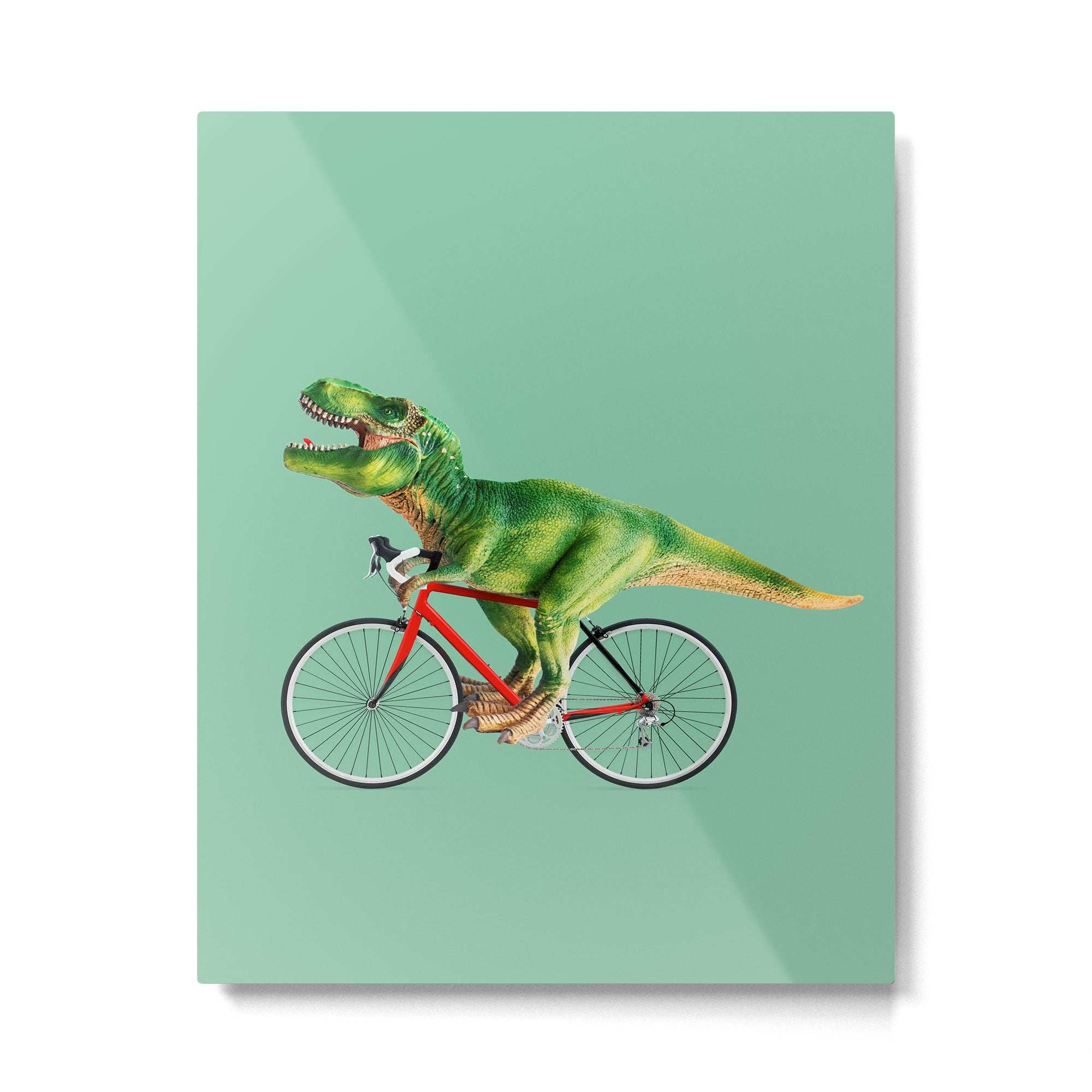 T-REX BIKE Metal Print Gallery Image 4