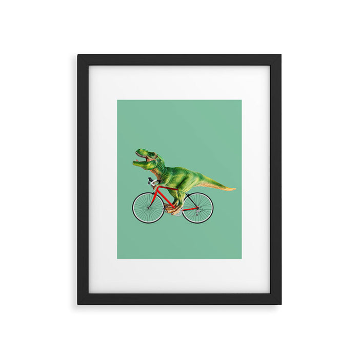 T-REX BIKE Framed Art Print Gallery Image 1