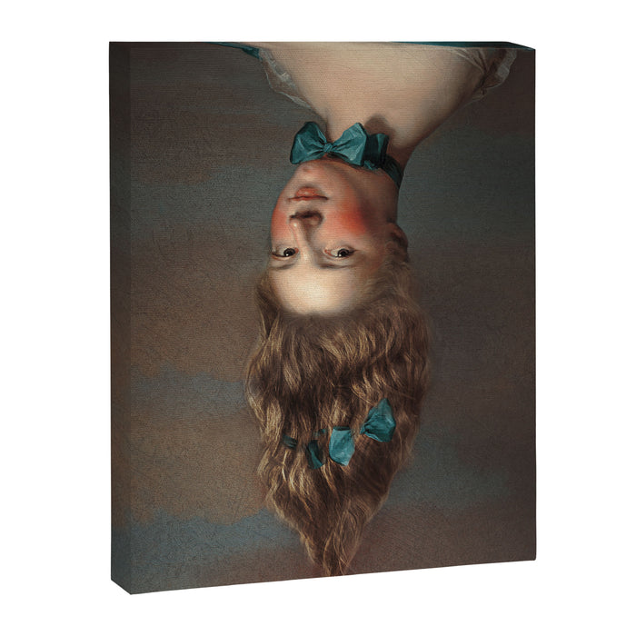 Upside Down Girl Canvas Print Gallery Image 1