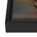 Upside Down Girl Framed Canvas Print Gallery Image 3